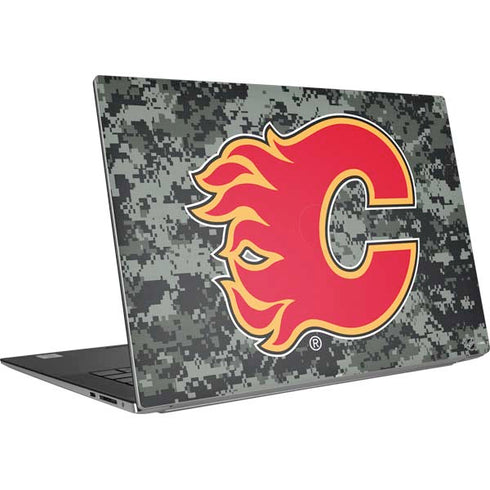 NHL Calgary Flames Camo Dell XPS Skin